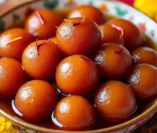 Hindistan’ın en sevilen tatlılarından biri olan Gulab Jamun, son yıllarda sadece Güney Asya’da değil dünya genelinde tatlı severlerin dikkatini çekmeye devam ediyor. Paylaşılan videolar, sokak lezzeti kültürü ve uluslararası restoran zincirlerinin menülerine eklemesi sayesinde gulab jamun, küresel gastronomide kendine daha fazla yer edinmeye başladı. Geleneksel hazırlama yöntemi, yoğun kıvamlı şerbeti ve kendine özgü baharat aromalarıyla öne çıkan tatlı, şimdilerde Batı ülkelerinde bile aranan tatlar arasına girdi. Konulu bir haber görseli.